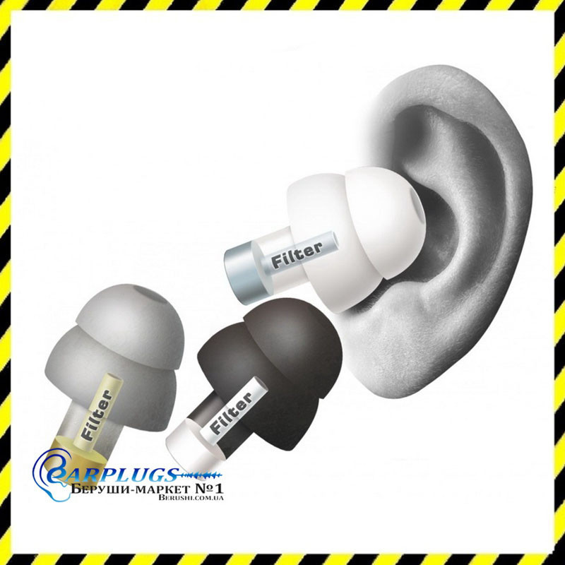 Змінні вкладки термопластику для Alpine, Qzone, EarSonics. White