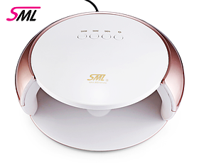 Лампа для гель-лаку та гелю SML S3 48W рожевий з білим