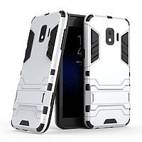 Чохол для Samsung J260 / J2 Core 2018 Hybrid Armored Case світло-сірий