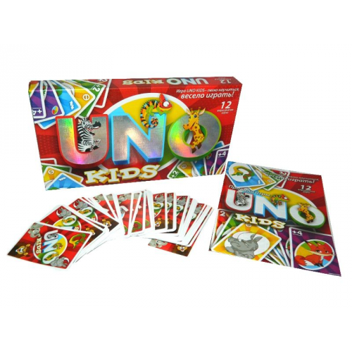 Детская настольная карточная игра "Uno Kids" DankoToys - фото 5 - id-p874687305