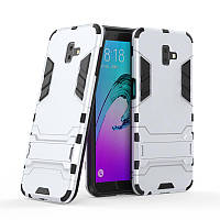 Чохол для Samsung J610 / J6 Plus 2018 Hybrid Armored Case світло-сірий