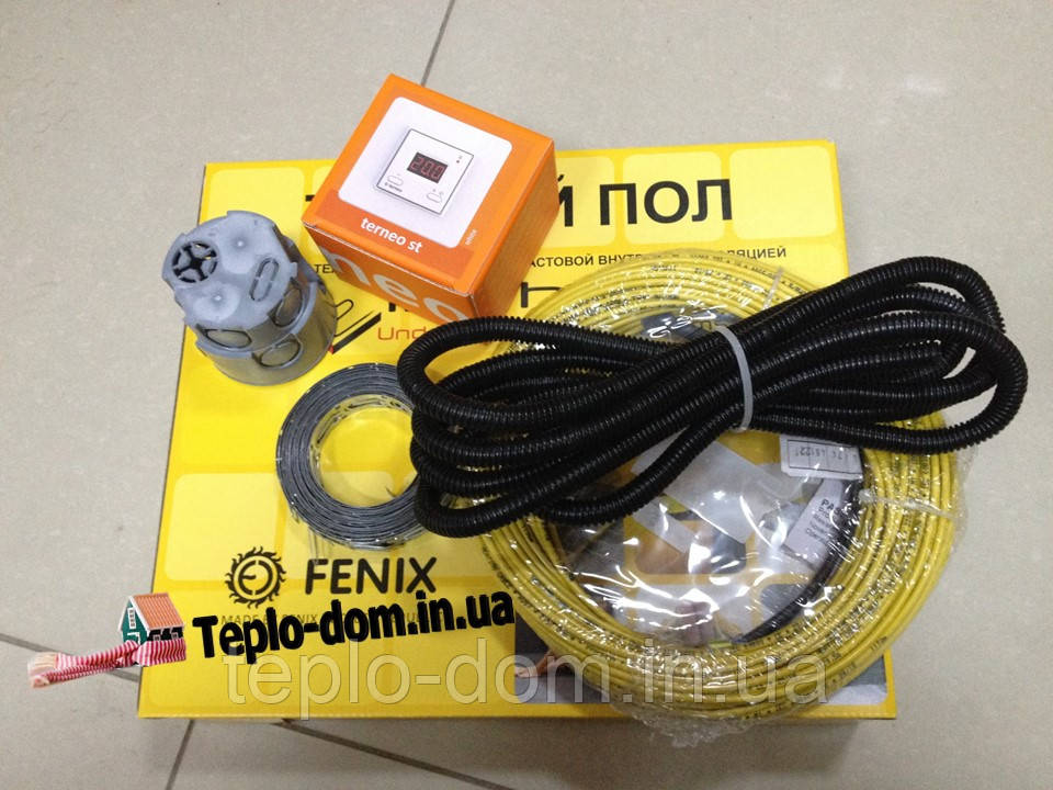 Електричний нагрівальний кабель In-therm під плитку, 11,6 м2 (Комплект з цифровим регулятором), фото 1