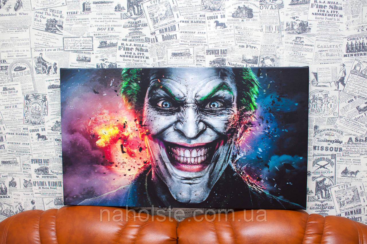 Джокер. Joker. Шутник. 40х70 см. Картина на полотні.