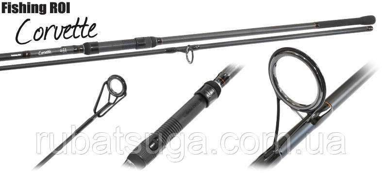 Коропове вудлище Fishing ROI Corvette Carp 3,9 м 3.75 lb 3 секції, фото 1