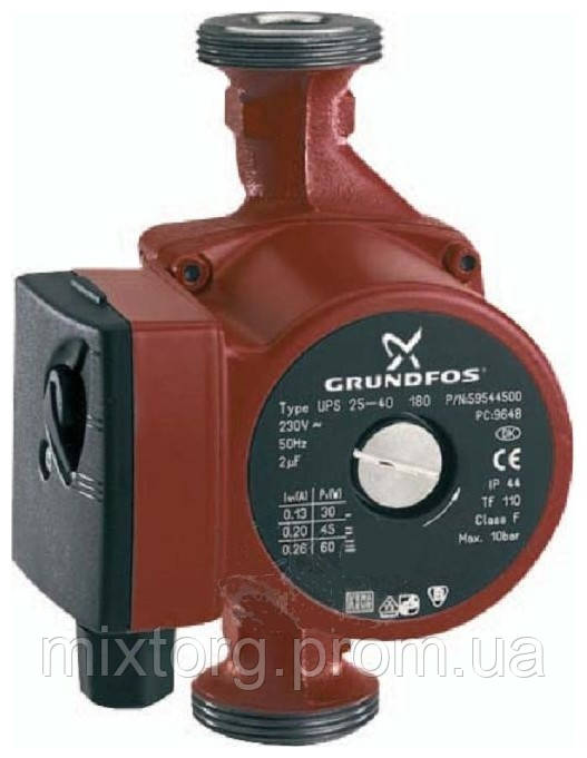 Насос циркуляційний Grundfos — UPS 25/40 — 180