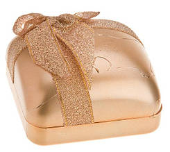 Футляр для кільця Подарункова коробочка для кільця золота пластикова