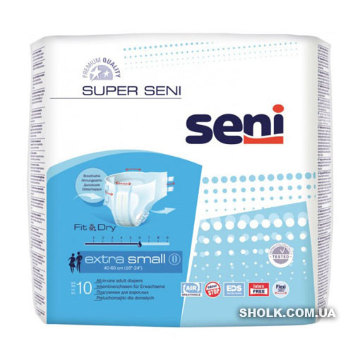 Підгузники Для Дорослих Super Seni Extra Small 10 Шт (5900516691165)
