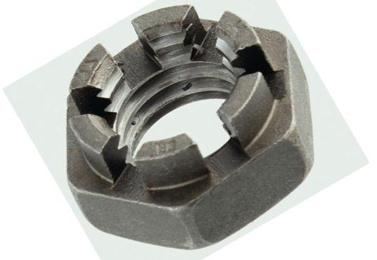Гайка корончата М22 низька DIN 937 оцинкована (ГОСТ 5919-73)