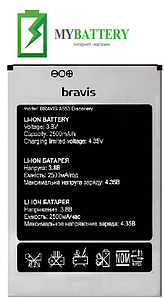 Оригінальний акумулятор АКБ (Барарея) для Bravis A553 Discovery Dual Sim 2500 mAh 3.8V