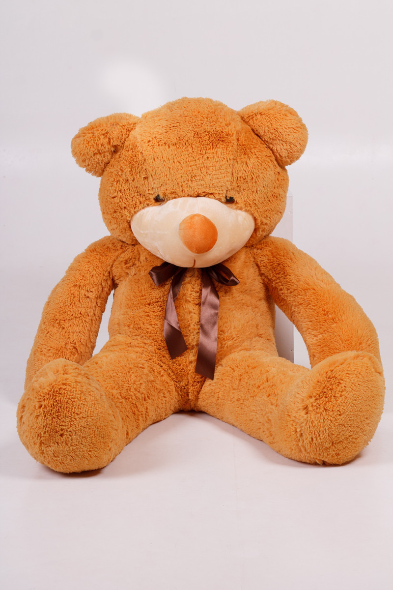 Плюшевий ведмедик Тедді карамель 120 см