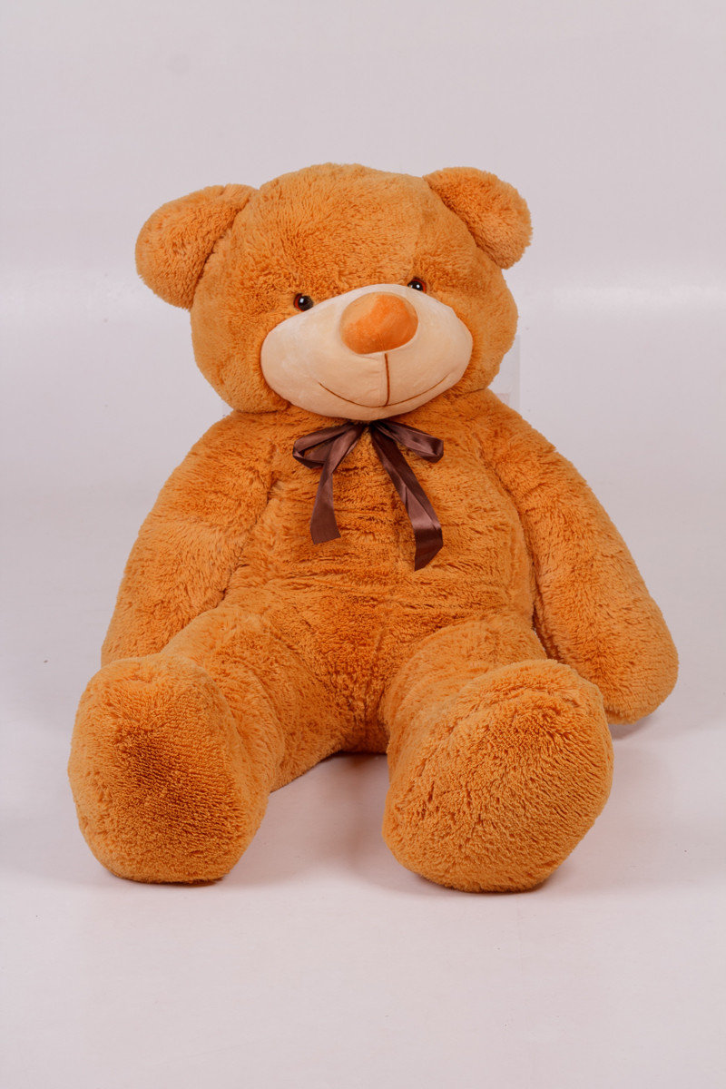Плюшевий ведмедик Тедді карамель 140 см