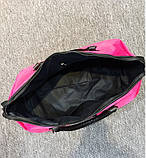 Жіноча Спортивна сумка тканинна чорна PINK, фото 6