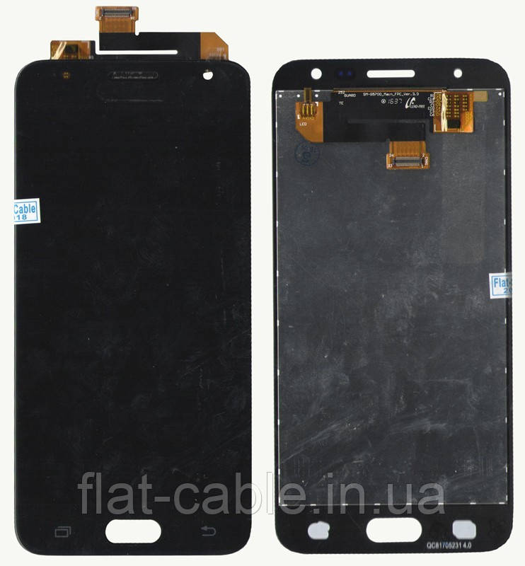 Дисплей + сенсор Samsung G570 J5 Prime Чорний , з регулюванням яскравості