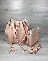 Молодіжна сумка з еко-шкіри Люверс мерехтливої кольору