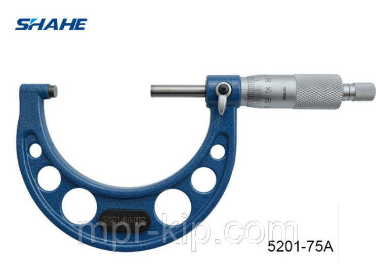 Мікрометр Shahe 5201-75A 50-75 мм 0.01 мм, фото 1