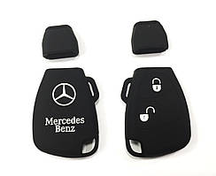 Силіконовий чохол на смарт ключ Mercedes 2 кнопки