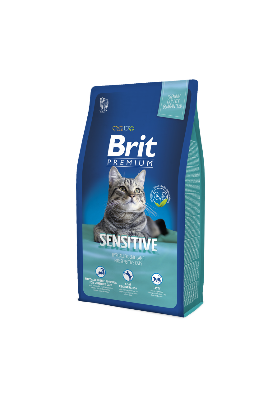 Сухий корм корм Brit Premium Sensitive для кішок з чутливим травленням 8 кг