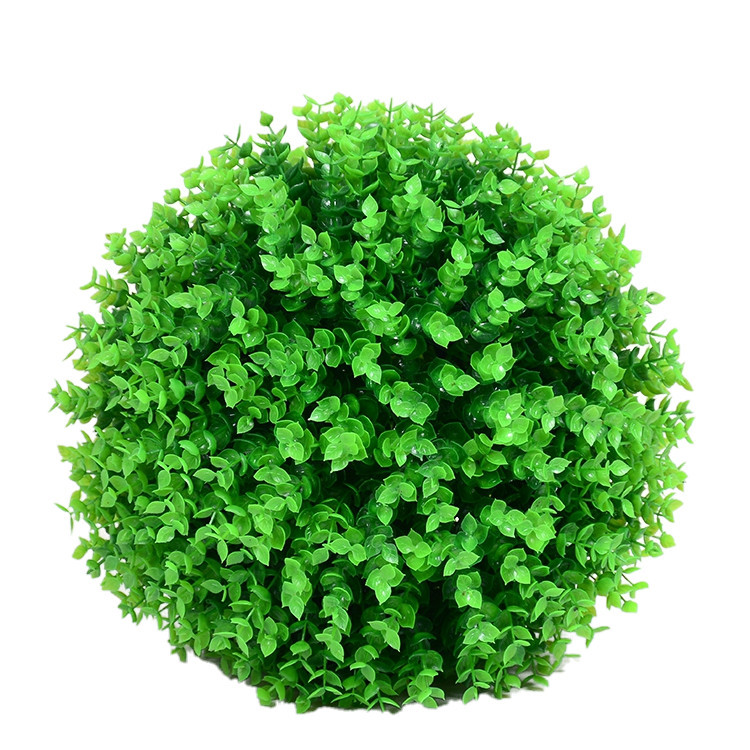 Штучна куля самшит салатова 34 см, фото 1