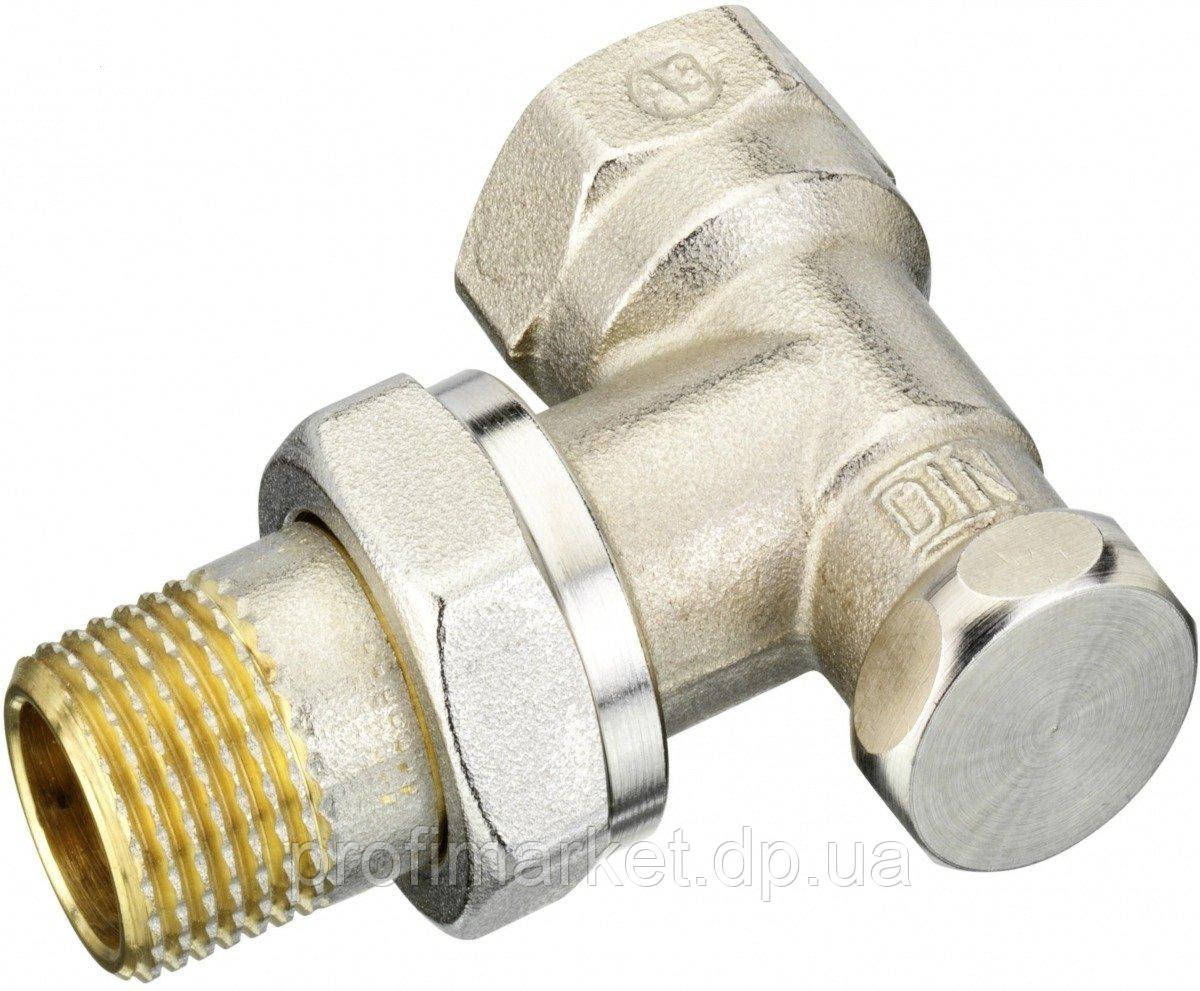 Клапан радіаторний запірний RLV-S 15 1/2" кутовий 003L0123 Danfoss, фото 1