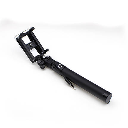 Монопод/селфі палиця LARGE MIRROR для смартфонів чорний, фото 2