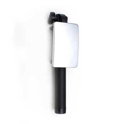 Монопод/селфі палиця LARGE MIRROR для смартфонів чорний, фото 1