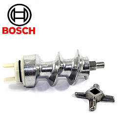 Шнек та ніж для м'ясорубки Bosch 050366(оригінал) - запчастини для м'ясорубок Bosch