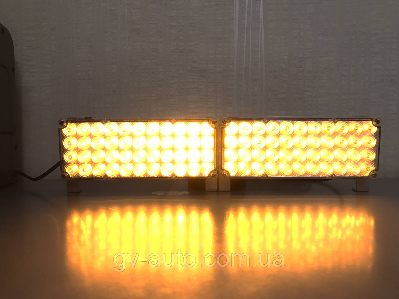 Стробоскопи LED 2-44 помаранчеві 12-24V.