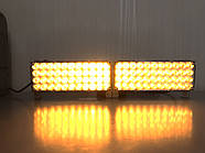 Стробоскопи LED 2-44 помаранчеві 12-24V. Проблисковий маячок