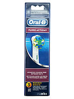 Floss Action EB25 (3 штуки), насадки для зубной щетки Oral-B гигиена полости рта