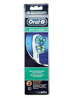 Dual clean EB417 (3 штуки), насадки для зубної електричної щітки Oral-B