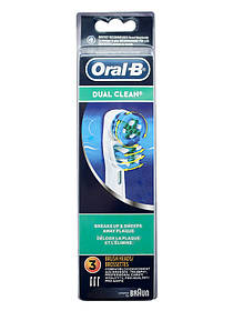 Dual clean EB417 (3 штуки), насадки для зубної електричної щітки Oral-B