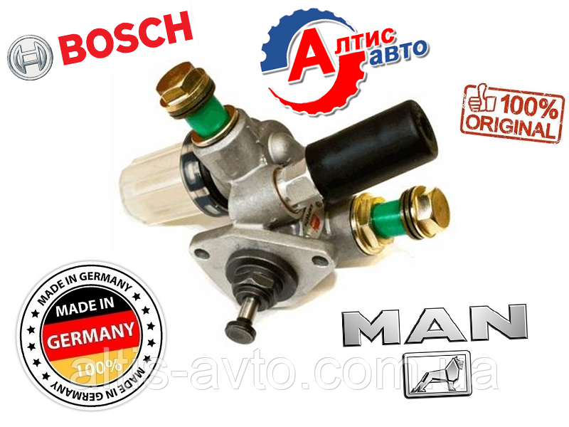 Паливний насос ручної підкачування палива MAN пр. Bosch запчастин