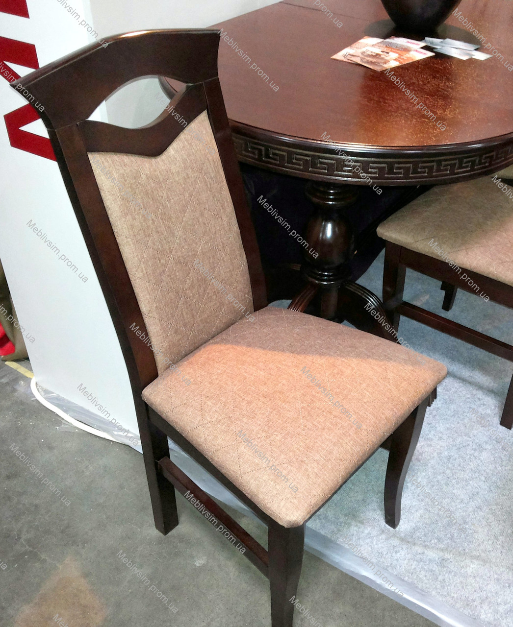 Купить Стул кухонный деревянный с мягкой спинкой и сиденьем Милан Микс ...