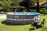 Басейн каркасний Intex 26330 Ultra XTR 549 х 132 см. пісочний фільтр насос 7900 л/г, сходи, тент, підстилка, фото 7