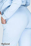 Спортивний костюм для вагітних та годуючих SKYE ST-19.021, блакитний з аквамариновим і білим, фото 9