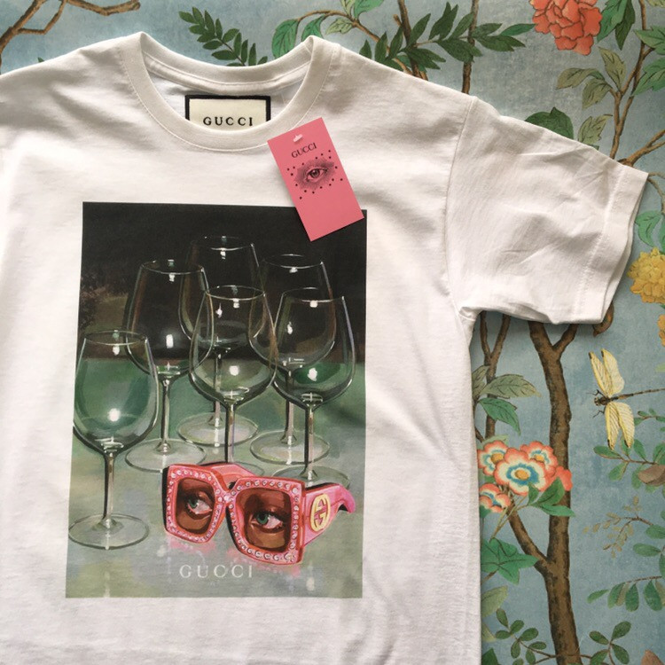 GUCCI. Біла, чоловіча і жіноча футболка Gucci XS