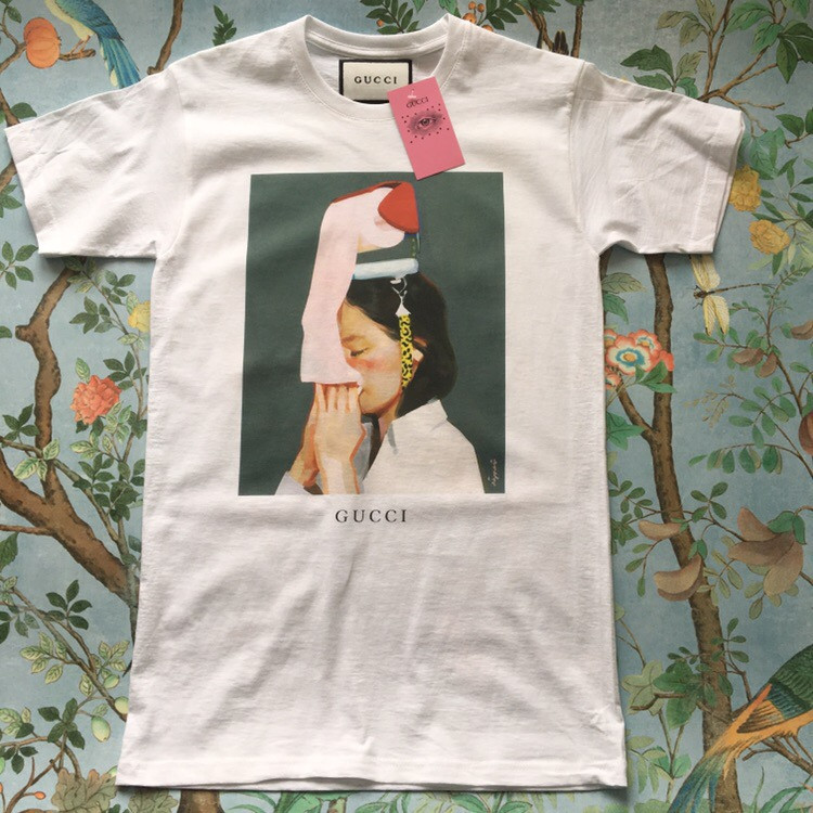 Gucci біла футболка. Бірки ориг