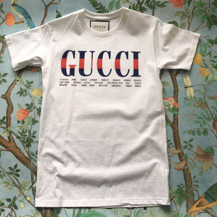 Біла футболка GUCCI. Чоловіча і жіноча. XS