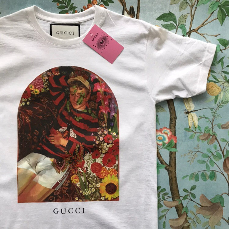 GUCCI. Гідна біла футболка XS