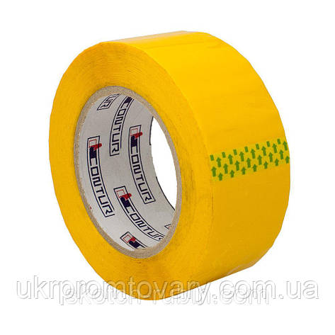 Скотч "Contur" жовтий (200 м.), від виробника, опт роздріб, фото 1
