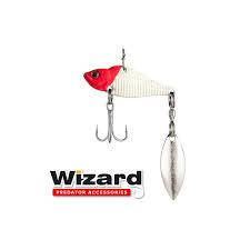 Блешня Wizard Цикада ASP Spinner білий/червоний 18г