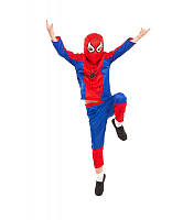 Костюм супер героя спайдермена карнавальный детский «ЧЕЛОВЕК ПАУК» новогодний на хэллоуин L M S