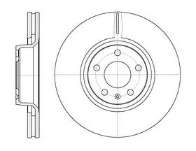 Тормозной диск передний Audi A6 C6(2004-2011) Zimmerman 100331820