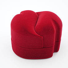 Футляр оксамитовий під кільце два серця