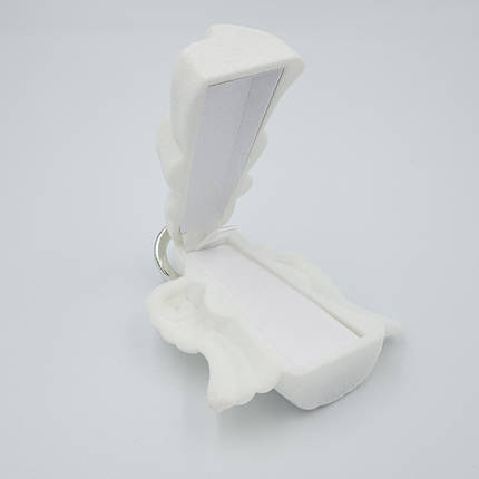 Футляр Ангел оксамитовий під кулон, хрестик, хрестини, фото 3