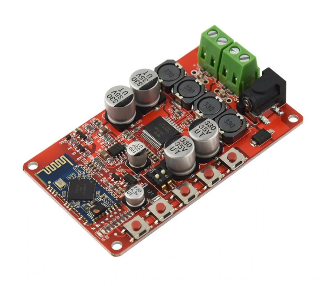 Бездротової Bluetooth 4,0 підсилювач TDA7492P DC 8-25 V 25 W + 25 W, фото 1