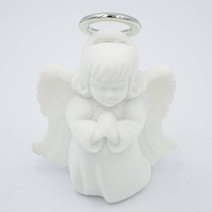 Футляр Ангел оксамитовий під кулон, хрестик, хрестини, фото 2