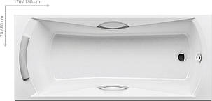 Ванна акрилова Ravak Sonata 180x80, фото 2