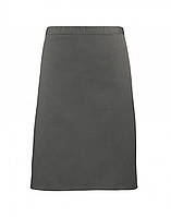 Фартух Atteks для офіціанта/кухаря/кінцевий, короткий 50 см сірий без кишень 00220