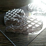 Пластикова форма для шоколаду Серце пазл, фото 3